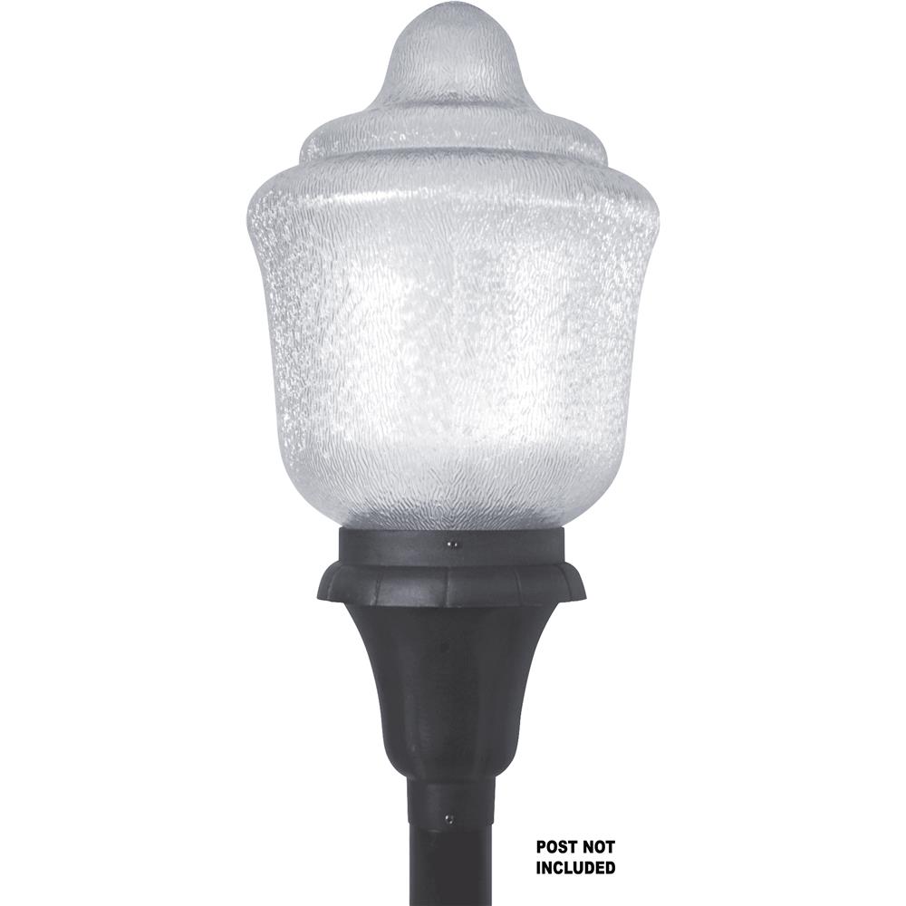 Wave Lighting C77TC-100MH-WH Commercial Park Place Series Post Light in White